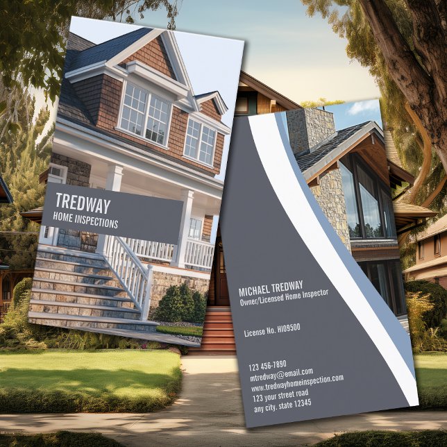 Cartão De Visita Inspeção domiciliar | Inspetor (Criador carregado)