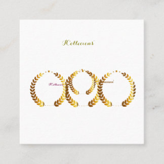 Cartão de visita inspirado