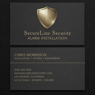 Cartão De Visita Instalação de Alarme
