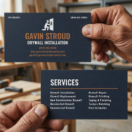 Cartão De Visita Instalação de Drywall e Aplicação de Massa de Acab