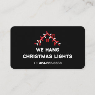 Cartão De Visita 💡 Instalação de Luzes de Natal