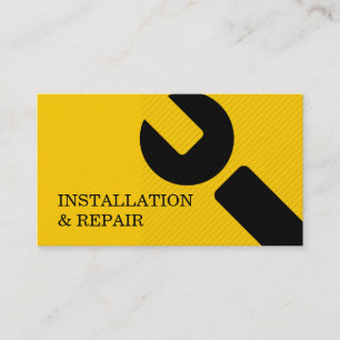 Cartão De Visita Instalação Reparo Manutenção Construção