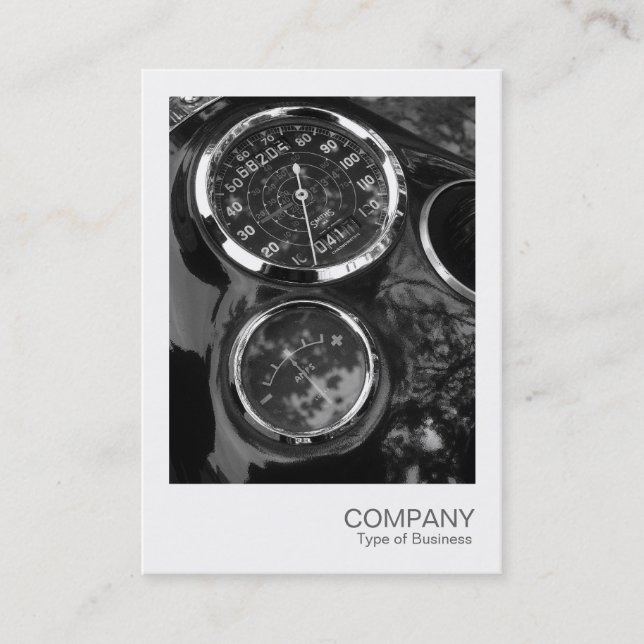 Cartão De Visita Instant Photo 014 - Classic Motorcycle Gages (Frente)