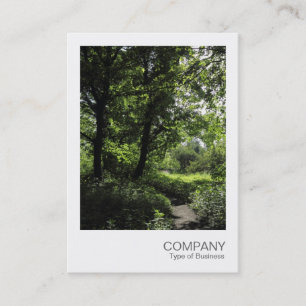 Cartão De Visita Instant Photo 041 - Primavera no bosque