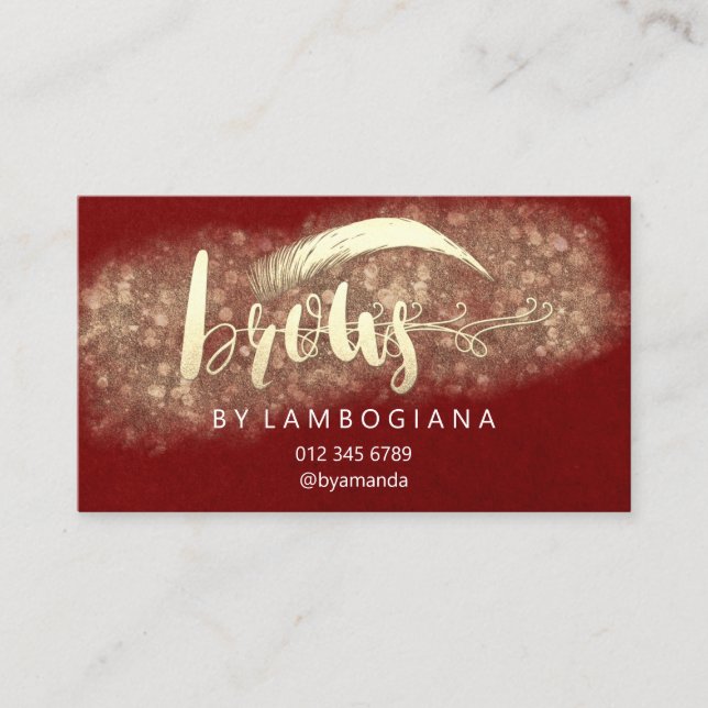 Cartão De Visita Instruções após cuidados Prendam Microlâmina Burgu (Frente)