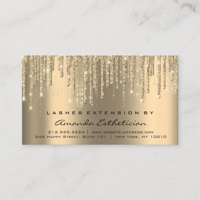 Cartão De Visita Instruções de Cuidados Secundários de Extensão Eye (Frente)