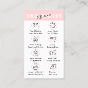 Cartão De Visita Instruções para Aconselhamento de Aleitamento de L