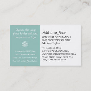 Cartão De Visita Instruções para Girly Modelo