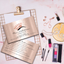 Cartão De Visita Instruções pós-tratamento Brotam Microlâmina de Lo