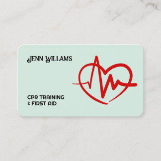 Cartão De Visita Instrutor CPR