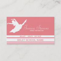 Instrutor Da Escola De Dança Branca E Rosa