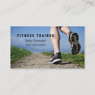 Cartão De Visita instrutor da malhação ou clube da corrida