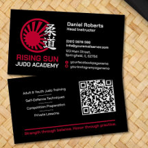 Instrutor de academia de judô - Kanji e sol nascen