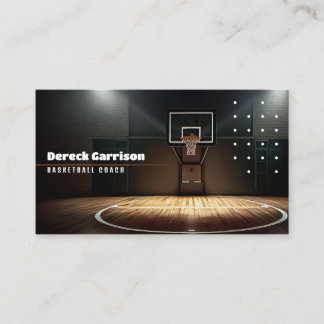 Cartão De Visita Instrutor de basquete | Treinador | Formador