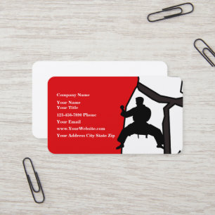 Cartão De Visita Instrutor de Judô Personalizado - Carta de Visita