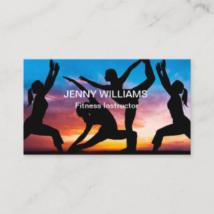 Cartão De Visita Instrutor de Malhação moderna