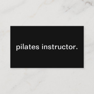 Cartão De Visita Instrutor de Pilates