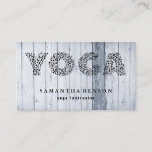 Cartão De Visita Instrutor de Yoga