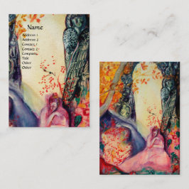 Cartão De Visita Instrutor DREAM Yoga ouro, Jardim de Meditação Zen