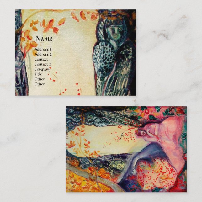 Cartão De Visita Instrutor DREAM Yoga ouro, Meditação, Jardim Zen (Frente/Verso)