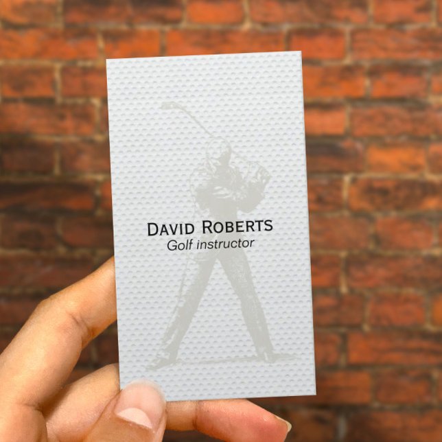 Cartão De Visita Instrutor Golf (Criador carregado)