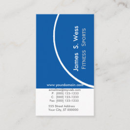 Cartão De Visita Instrutor original da malhação do esporte dos