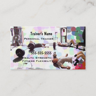Cartão De Visita Instrutor pessoal
