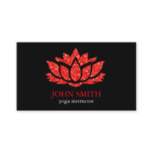 Instrutor vermelho preto minimalista moderno da