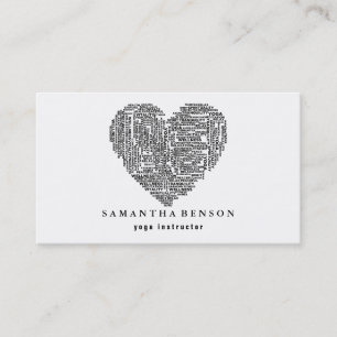 Cartão De Visita Instrutor Yoga