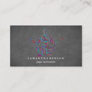 Cartão De Visita Instrutor Yoga