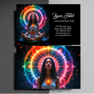 Cartão De Visita Instrutor Yoga Pilates