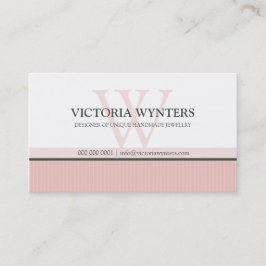 CARTÃO DE VISITA inteligente monograma moderno ros