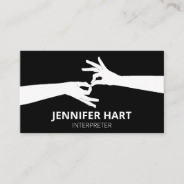 Cartão De Visita Intérprete