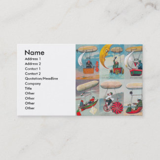 Cartão De Visita invenções malucas por máquinas de ar salgado