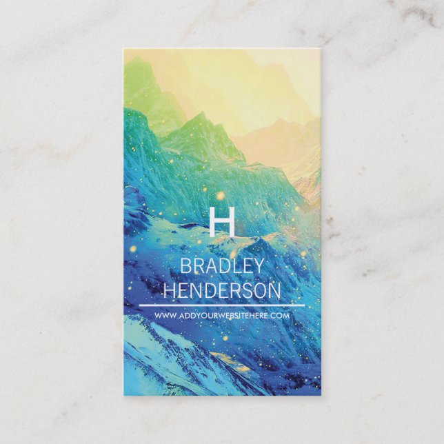 Cartão De Visita Inverno Personalizado (Frente)