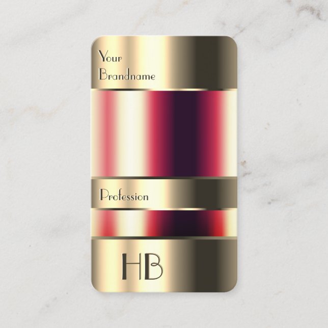 Cartão De Visita Invólucro de vidro Dourado Chic - Olhar Fluidos Ve (Frente)