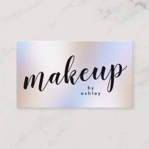 Cartão De Visita Invólucro Holográfico Moderno Iridescente