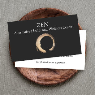 Cartão De Visita Íoga Enso, Círculo Zen, Meditação Budista 3