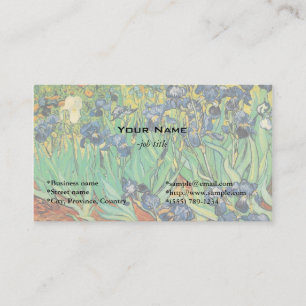 Cartão De Visita Íris de Van Gogh
