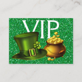 Cartão De Visita Irish Business VIP Pass