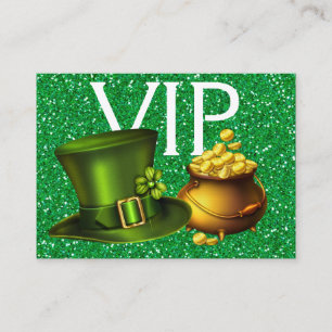 Cartão De Visita Irish Business VIP Pass
