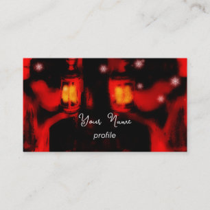 Cartão De Visita irmãs com lâmpada