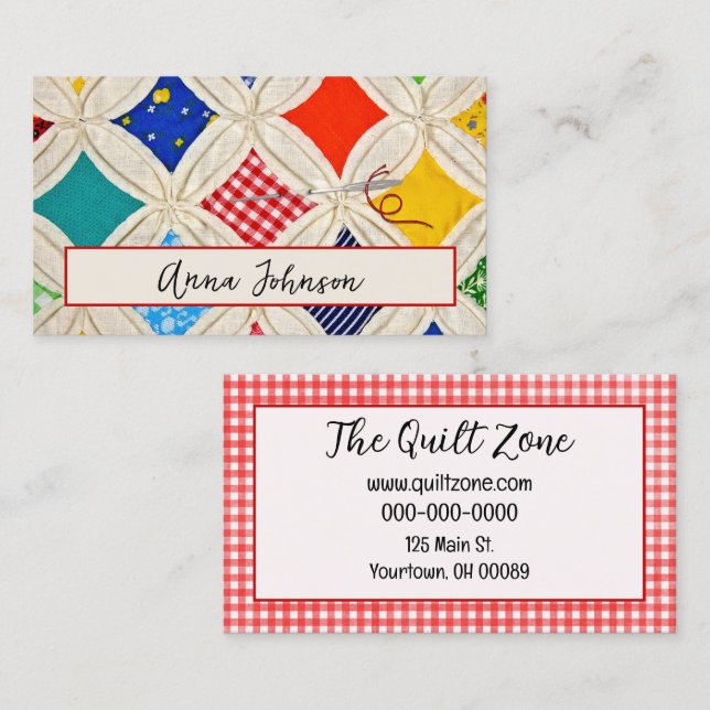 Cartão De Visita Janela Catedral Inclina com Agulha (Frente/Verso)