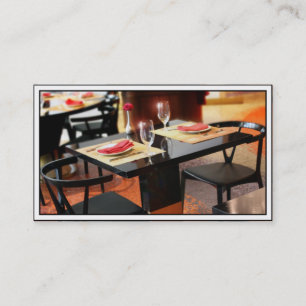Cartão De Visita Janto Romântico para Dois