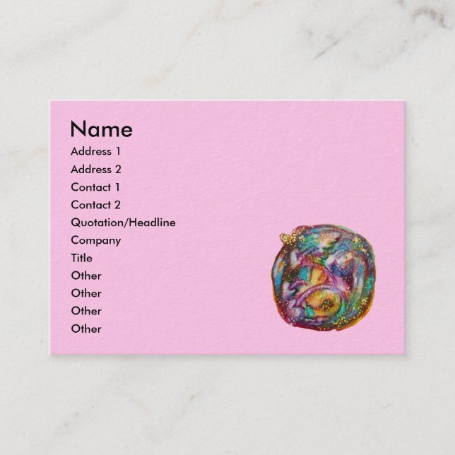 CARTÃO DE VISITA JARDIM DAS SOMBRAS PERDIDAS - FEIRAS E BORRACHAS (Frente)