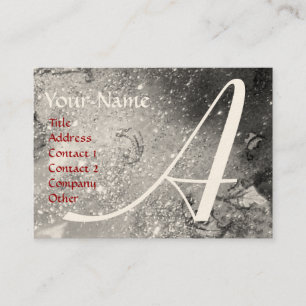 CARTÃO DE VISITA JARDIM DAS SOMBRAS PERDIDAS - MONOGRAMA DA