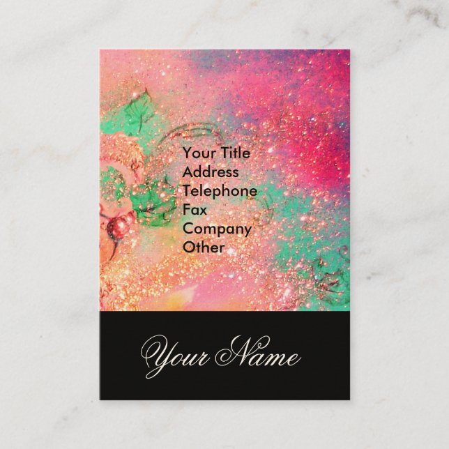 CARTÃO DE VISITA JARDIM DAS SOMBRAS PERDIDAS - MONOGRAMA DE PÓ ESTR (Frente)