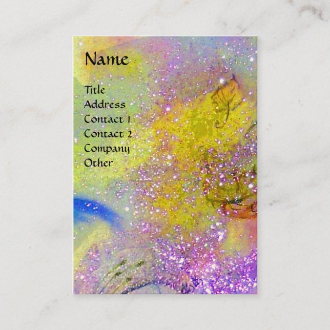 CARTÃO DE VISITA JARDIM DAS SOMBRAS PERDIDAS - PLANTA DE BORBOLA (Frente)