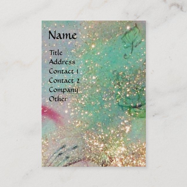 CARTÃO DE VISITA JARDIM DAS SOMBRAS PERDIDAS - PLANTA DE BORBOLA (Frente)