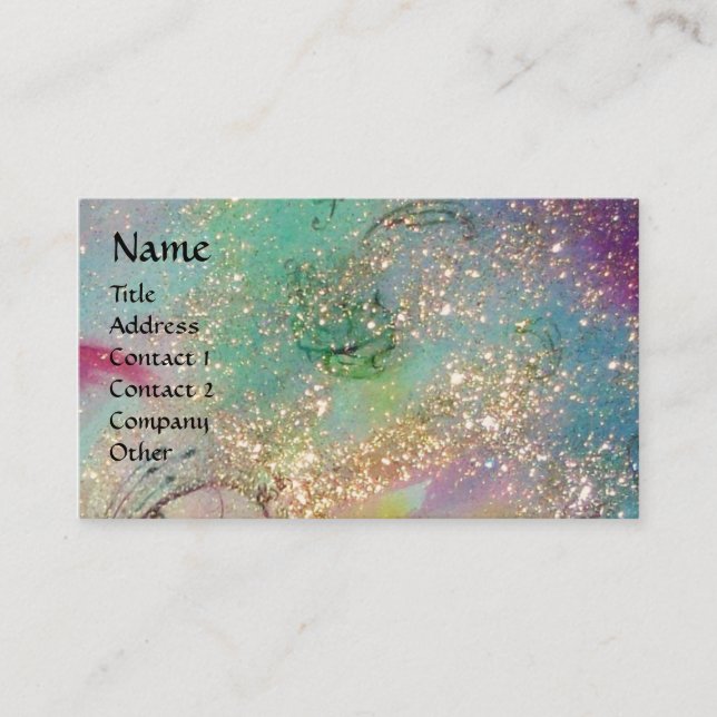 CARTÃO DE VISITA JARDIM DAS SOMBRAS PERDIDAS - PLANTA MÁGICA DE BOR (Frente)